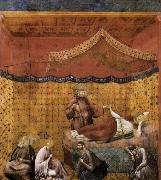 GIOTTO di Bondone Dream of St Gregory Germany oil painting artist